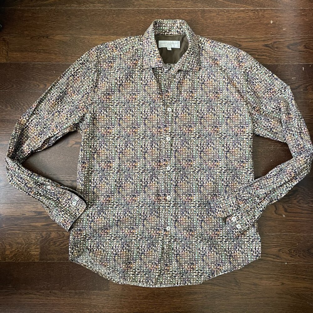 Men's Haight & Ashbury Slim fit, long sleeve cotton shirt-Sz.16.5 (XL)